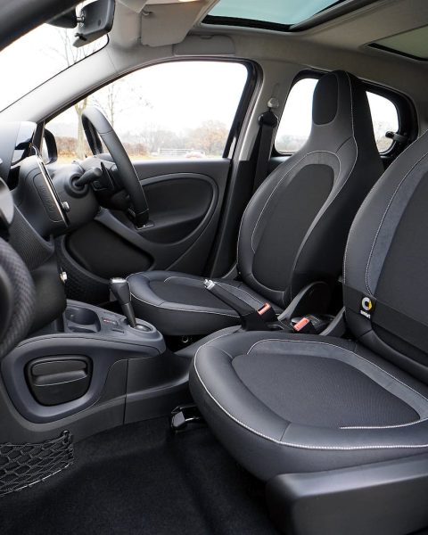 Black Vehicle Interior